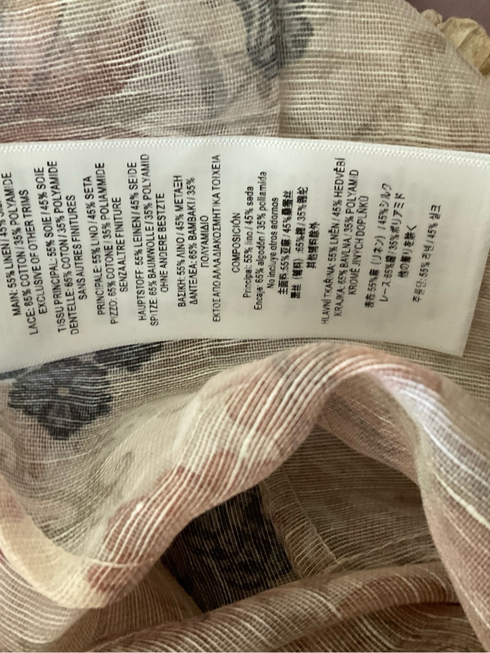 Zimmermann Rebellion Sheer Floral Lace-Trim cropped blouse sz 1 - Picture 8 of 8